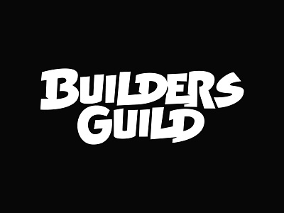 Builders Guild boredape clientwork crypto custom lettering design ethereum hand drawn handlettering illustration itsjerryokolo jerryokolo logo logotype metaverse nft play2earn procreate realm typography