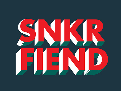 Snkr Fiend clientwork design ipadpro lettering logo logo designer logodesign logotype procreate typography