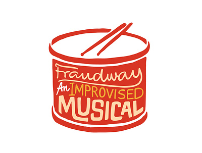 Fraudway Musical clientwork custom lettering hand drawn handlettering improv lettering logo designer logotype musical procreate typography