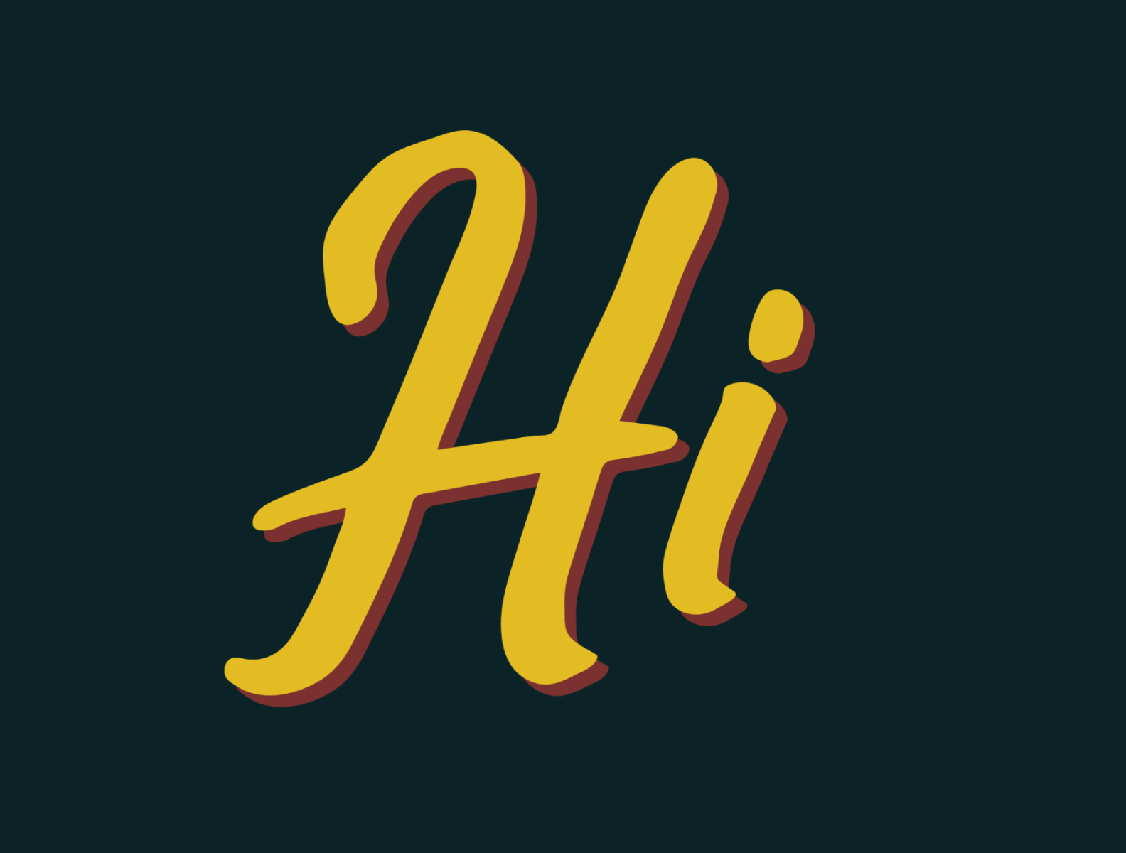 Hi by Jerry Okolo on Dribbble