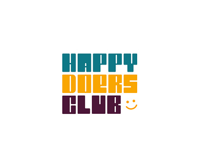 Happy Doers Club :) clientwork design digitalart font design hand drawn handlettering handmade logo designer logodesign logotype procreate typography