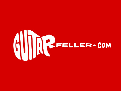 Guitarfeller clientwork digitalart graphic design guitar guitarist guitarshop hand drawn handlettering lettering logo logo designer logodesign logotype logotype designer procreate typography