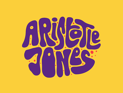 Aristotle Jones clientwork custom lettering digitalart hand drawn handlettering lettering lettering art logo logodesign logotype music musician procreate signature logo typography