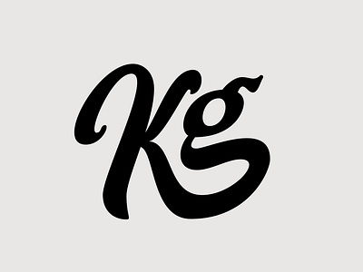 KG Monogram by Jerry Okolo on Dribbble