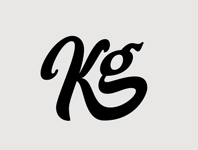 KG Monogram clientwork custom lettering hand drawn lettering logo designer logodesign logotype monogram monogram logo procreate typography