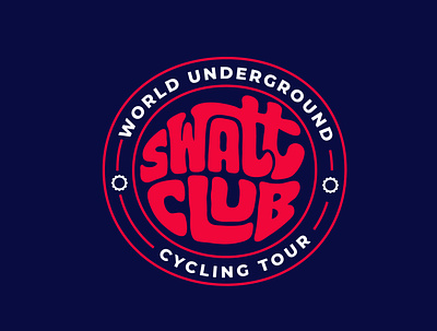 Swatt Club bike biking clientwork custom lettering cycling cycling kit cyclist digitalart hand drawn handlettering jerryokolo logo designer logodesign logotypedesign procreate tour typography