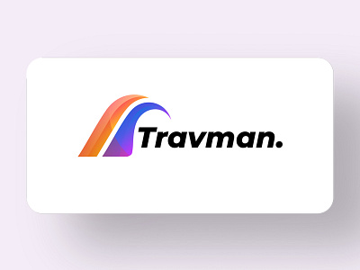 Travman travel logo custom logo design logodesign modern logo simple logo travel travel agency travel app travel logo traveling trendy logo website logo