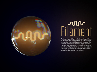 Filament 3d blender illustrator photoshop