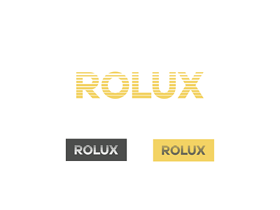 Rolux Window Blinds Logo branding design logo typography vector