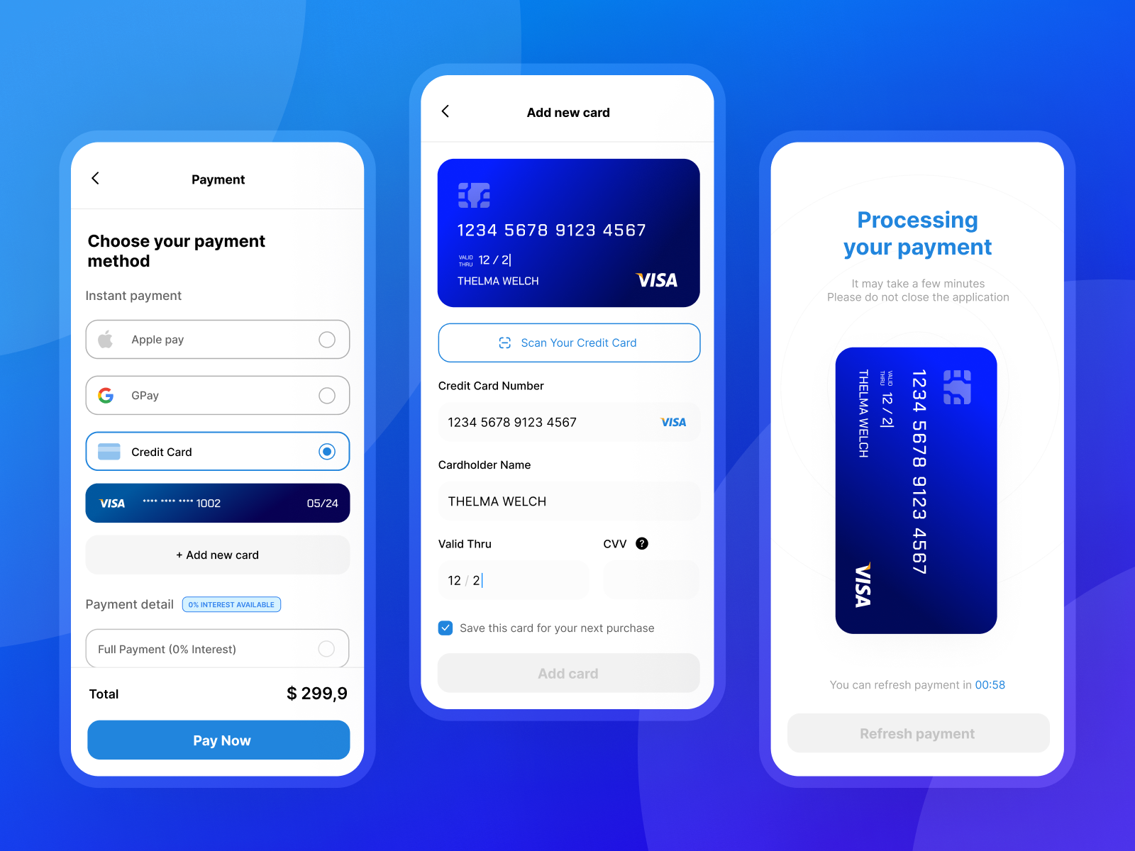 DailyUI002: Credit Card Checkout by Dara Syah Maharani on Dribbble