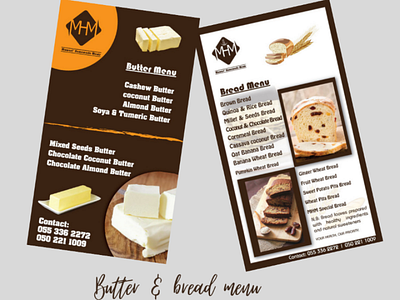 Butter and bread poster africancreative creativemind mhmfoodmenu sightseer