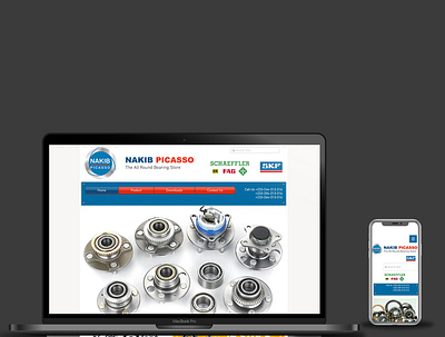 Nakib Picasso Bearing Website ballbearingwebsite webdesign