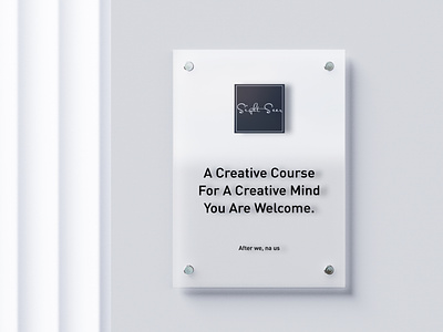 Glass Sign advertising branding office design officesignaletics publicity design
