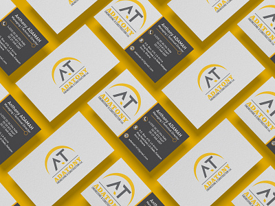 Adatony Construction & Engineering Business Card branding complementarycard