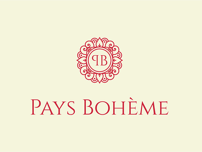 Pays Bohème brand design brand identity branding branding design clean design flat graphic design logo logo design logodesign minimal