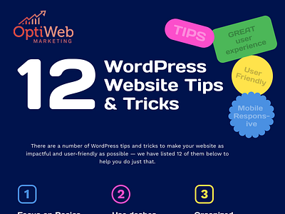 12 WordPress Website Tips & Tricks - OptiWeb Marketing tips wordpress wordpress design wordpress developer montreal wordpress development wordpress development agency wordpress development service wordpress development services