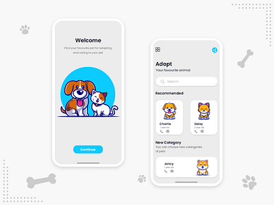 Pet Mobile UI