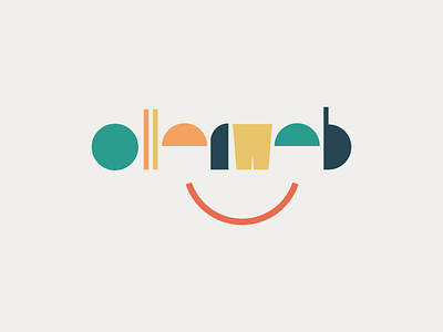 my username but funnier brand branding design face fun identity logo minimal ollerweb typography