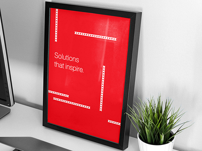 HOK poster architecture brand branding business company design geometric geometry hok identity logo minimal ollerweb poster red shapes