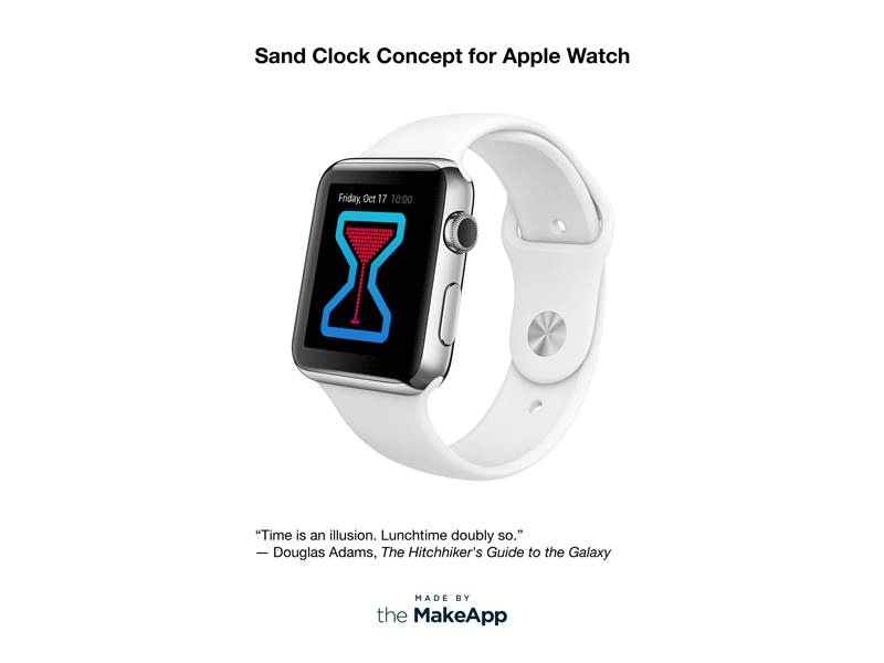 Sand Clock Concept apple apple watch conctept ios ui ux watch