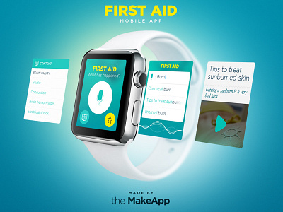 1st Aid App (Concept) app apple apple watch concept first aid help ios