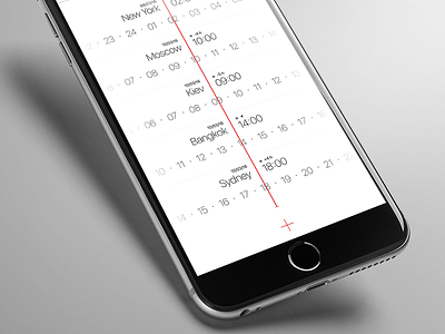 Small applications design update app ios schedule timezones ui ux world clock worldtime