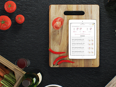 Wine-List App app dribble ios ipad list menu restaurant themakeapp ui ux wine winelist
