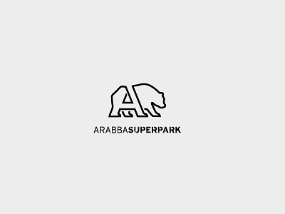 Arabba_Bear's Land bear branding codoro studio identity illustration logo mark superpark