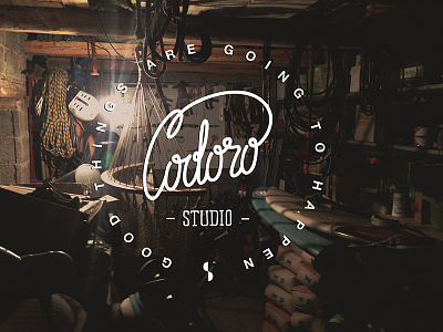 Goodthings calligraphy codoro studio design good things graphic design laboratories manufacture typography