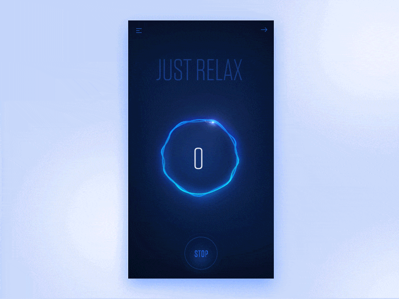 Count concept app clean concept count countdown dailyui mobile timer ui ux
