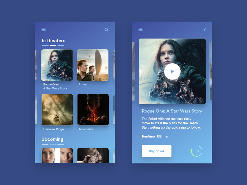 Simple cinema app