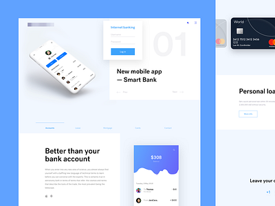 The Bank by CZECH on Dribbble