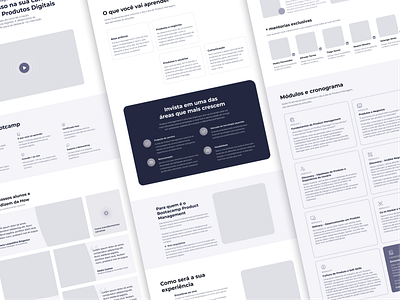 Site How Bootcamps - Wireframes