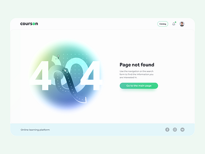 404 – Error page with Illustration