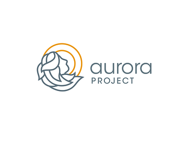 Aurora Project Logo branding design illustration logo nonprofit