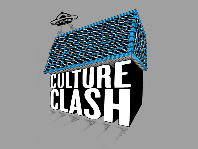 Culture Clash Record Roof Illustration