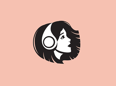 Radio Alchemy Branding brand identity branding headphones illustration logo radio vector woman