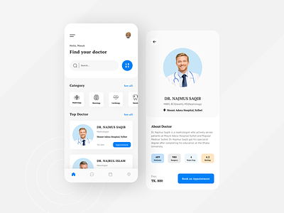 Medical mobile app android android app android design app design doctor doctor app doctor appointment doctor booking doctor booking app doctor booking mobile app doctor conceot doctor mobile app medical app medical appointment medical concept medical mobile app typography ui ux