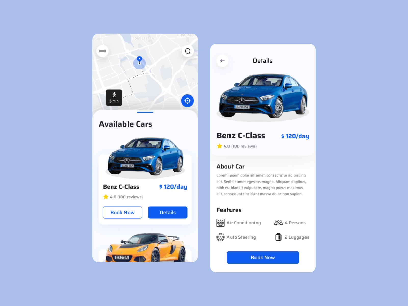 Car Rental App by Md Masukur Rahman on Dribbble