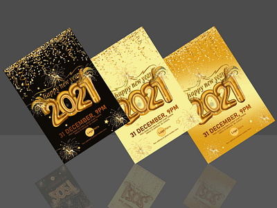 Happy new year 2021 I Flyer design