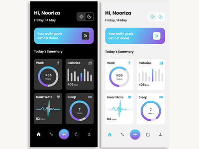 Portfolio 2 - Health Application android app app design apps design design flat illustration ui