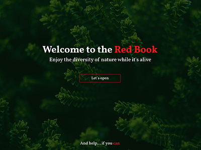 Red Book design ui ux web