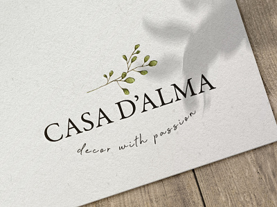 Casa d'Alma branding design graphic design identity identitydesign logo visit cards