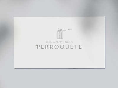 Perroquete Store branding design graphic design identity identitydesign illustration illustrator logo minimal visit cards