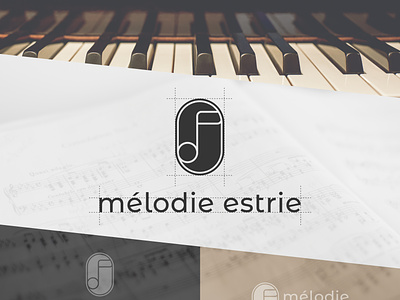 Logo - Mélodie Estrie (Music School) branding design graphic design illustrator logo vector