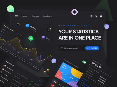 Statistics app dashboard ui design icon icons illustration illustrations logo statistics ui ux web