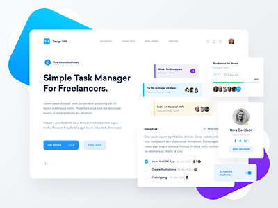 Task Manager by Zaib Ali on Dribbble