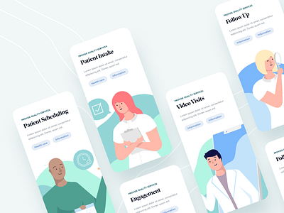 Telehealth Services by Zaib Ali for Elegant Themes on Dribbble