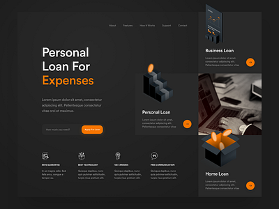 Personal Loan app branding design icon icons illustration illustrations isometric logo ui ux web