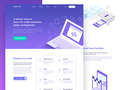 Education Theme by Zaib Ali for Elegant Themes on Dribbble